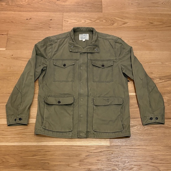 J. Crew Dark Green Military Field Jacket - Picture 1 of 2